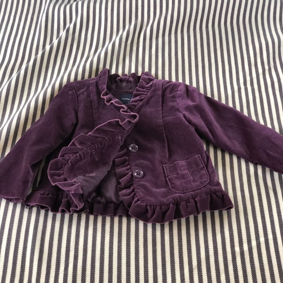 baby velvet jacket